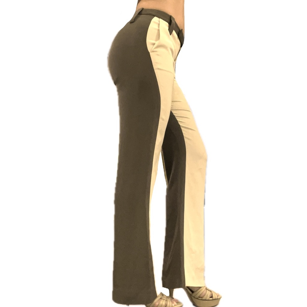 PAIGE BRAND NEW ⚠️ 100% SILK TWO TONE TROUSERS